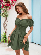 Vestido Ombro a Ombro Scarlet