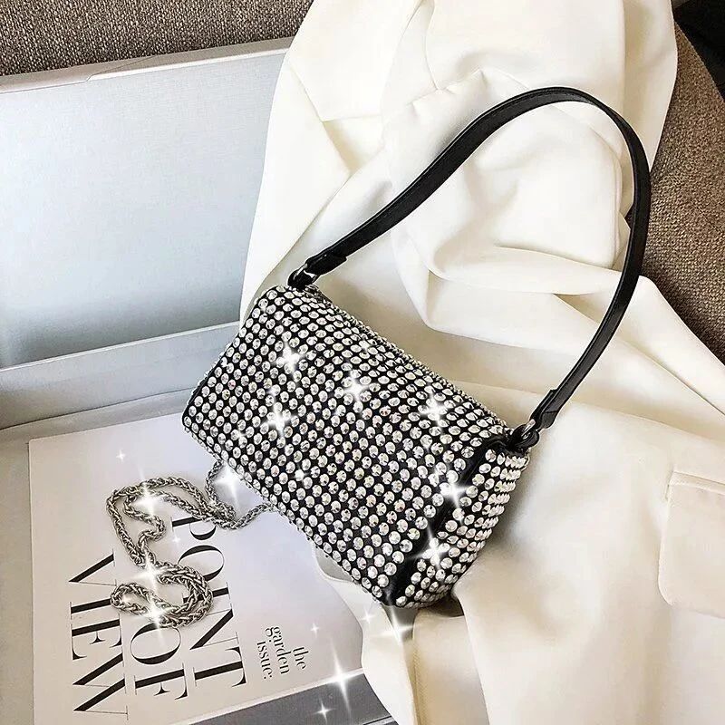 Bolsa Feminina com Strass Sarela Dijon