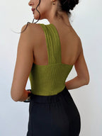 Body Ombro Único Elegante