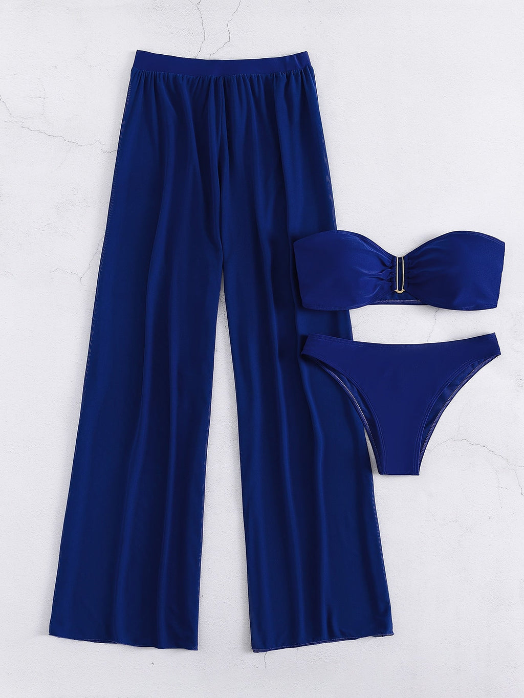 Conjunto Biquíni 3 Peças Elegante Choe