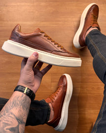 TÊNIS SNEAKER BOSS ELEGANCE (Couro)