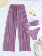 Conjunto Biquíni 3 Peças Elegante Choe