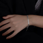Pulseira Prata Esterlina 925 Clássica Ajustável