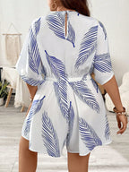 Macacão Plus Size Minimal Leaf