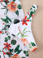 Biquíni Vestido Floral 3 Peças