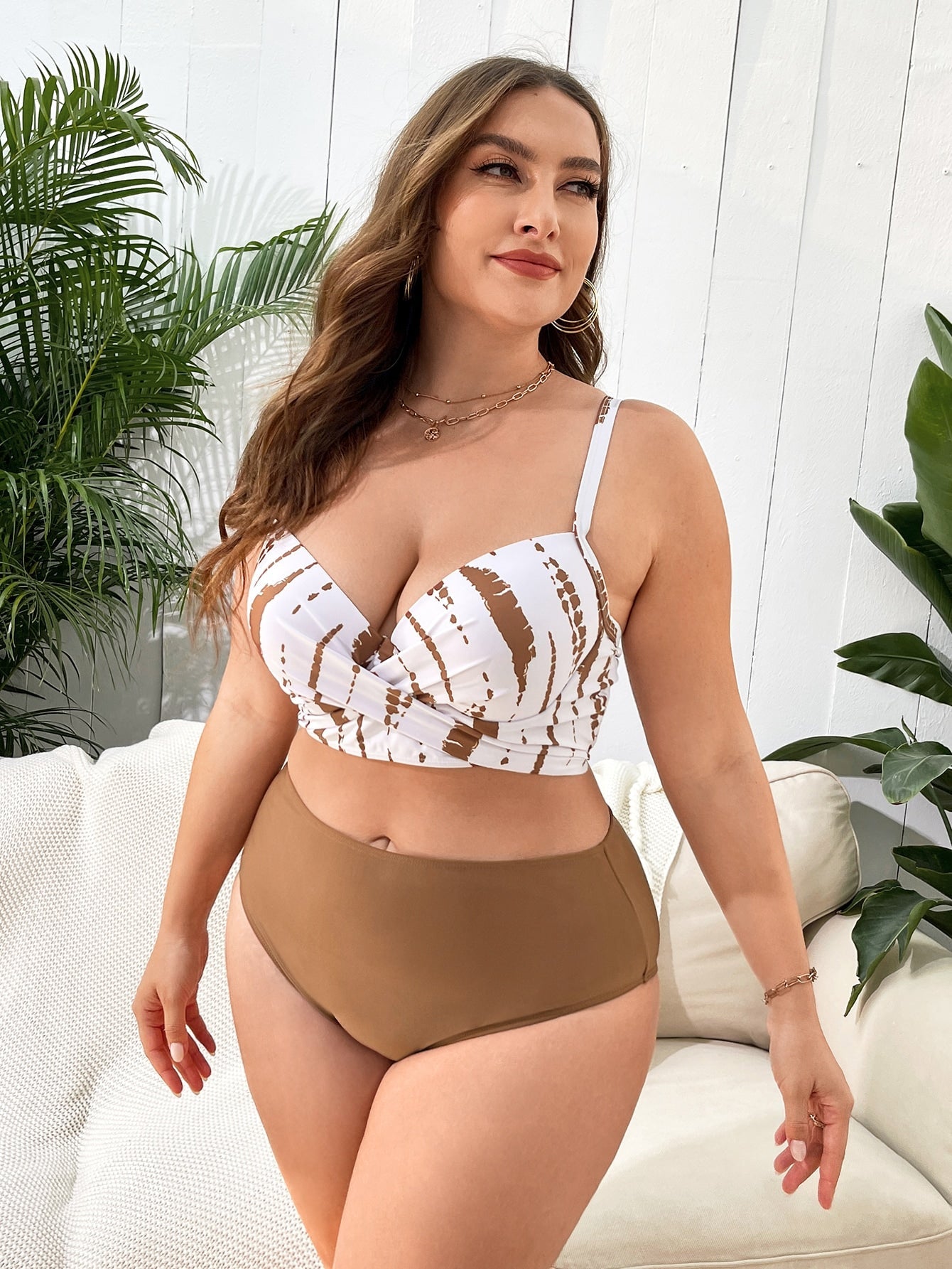 Conjunto Biquíni 3 Peças Plus Size Rebeca