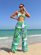 Conjunto Biquíni 3 Peças Tropical Fernanda