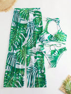 Conjunto Biquíni 3 Peças Tropical Fernanda