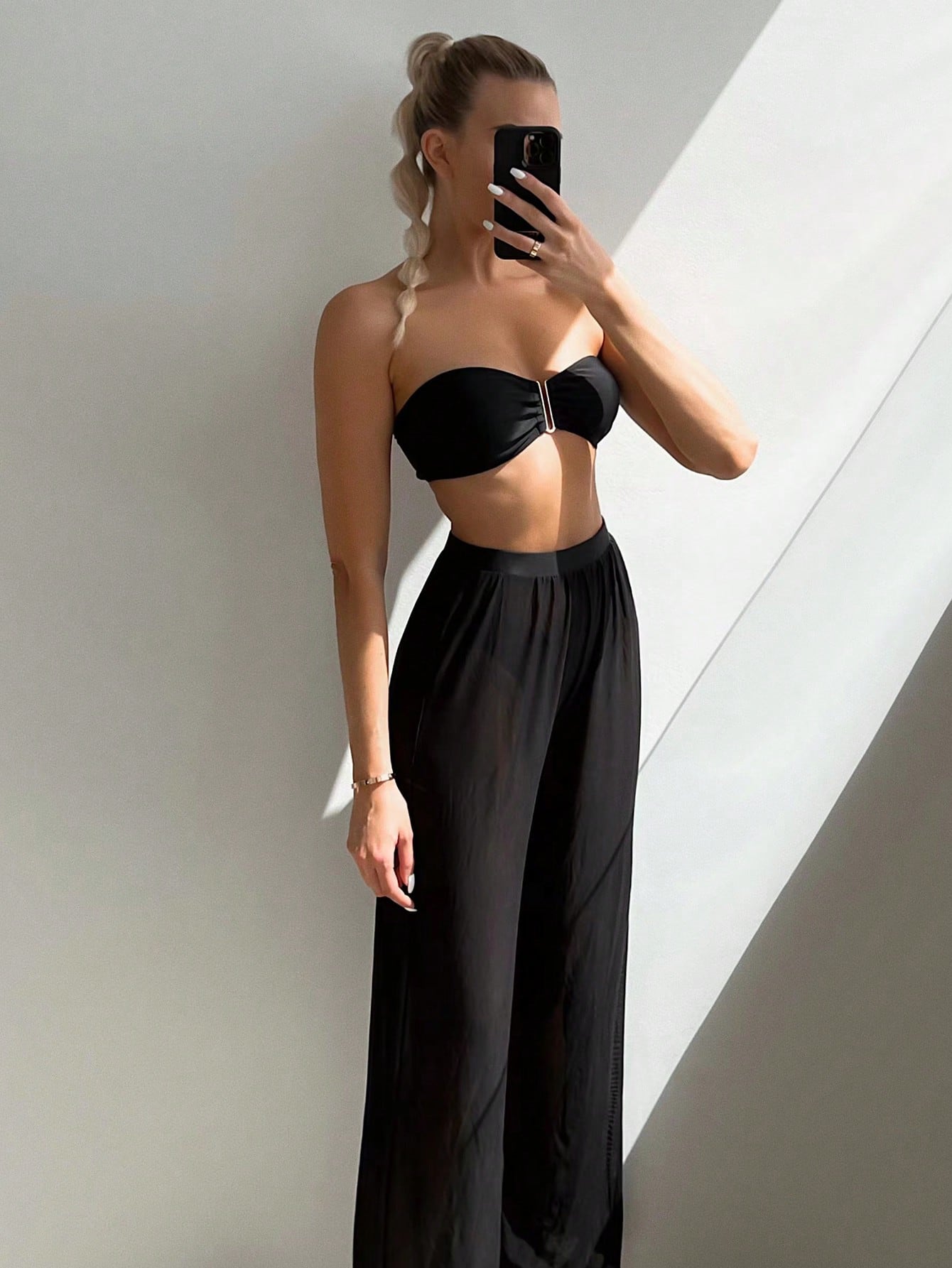 Conjunto Biquíni 3 Peças Elegante Choe