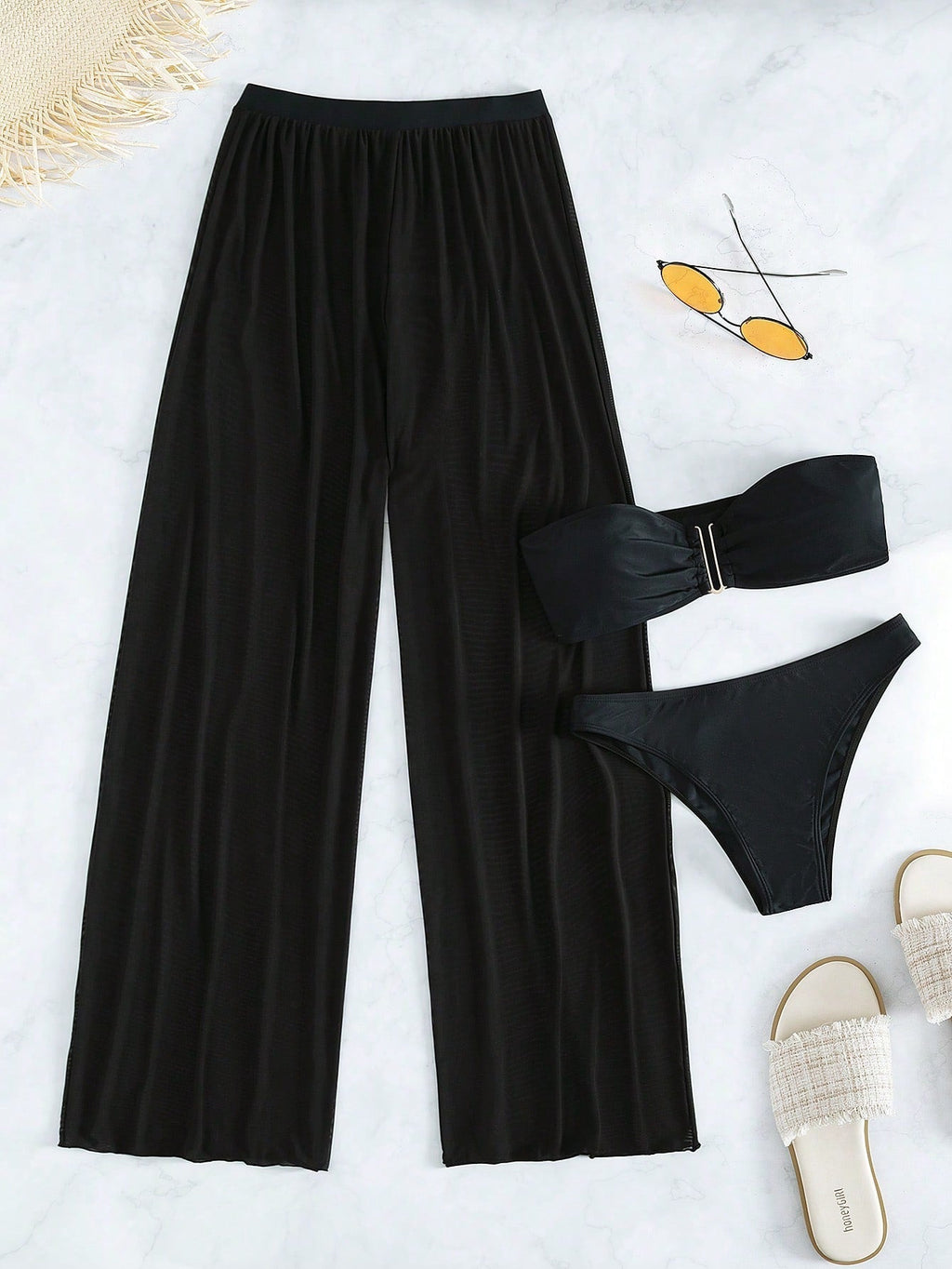 Conjunto Biquíni 3 Peças Elegante Choe