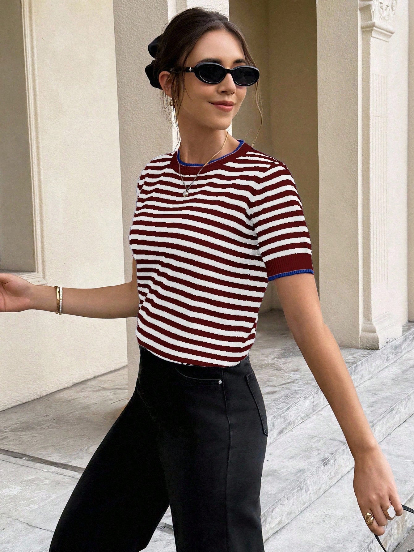 Blusa Ana Listrada