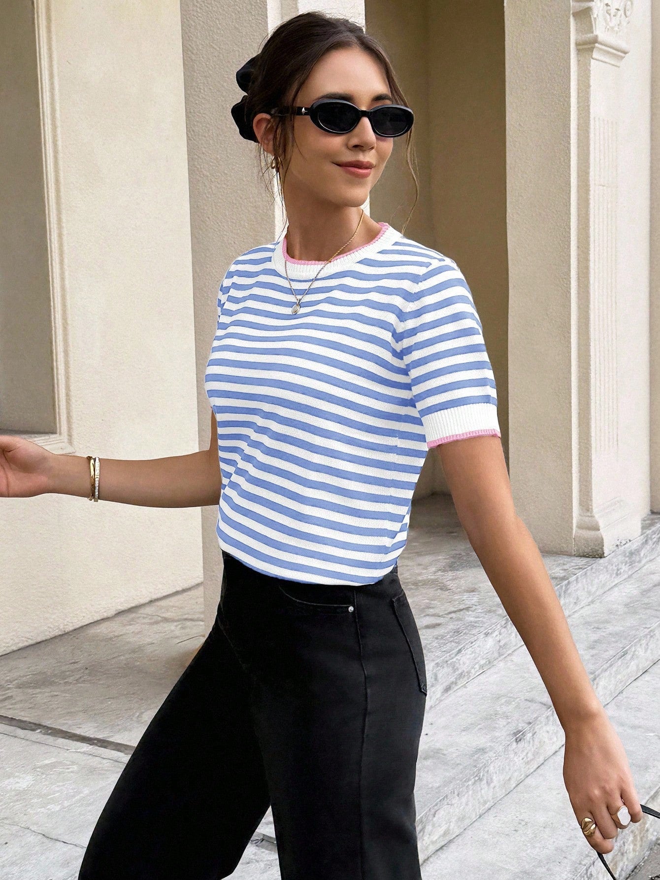 Blusa Ana Listrada