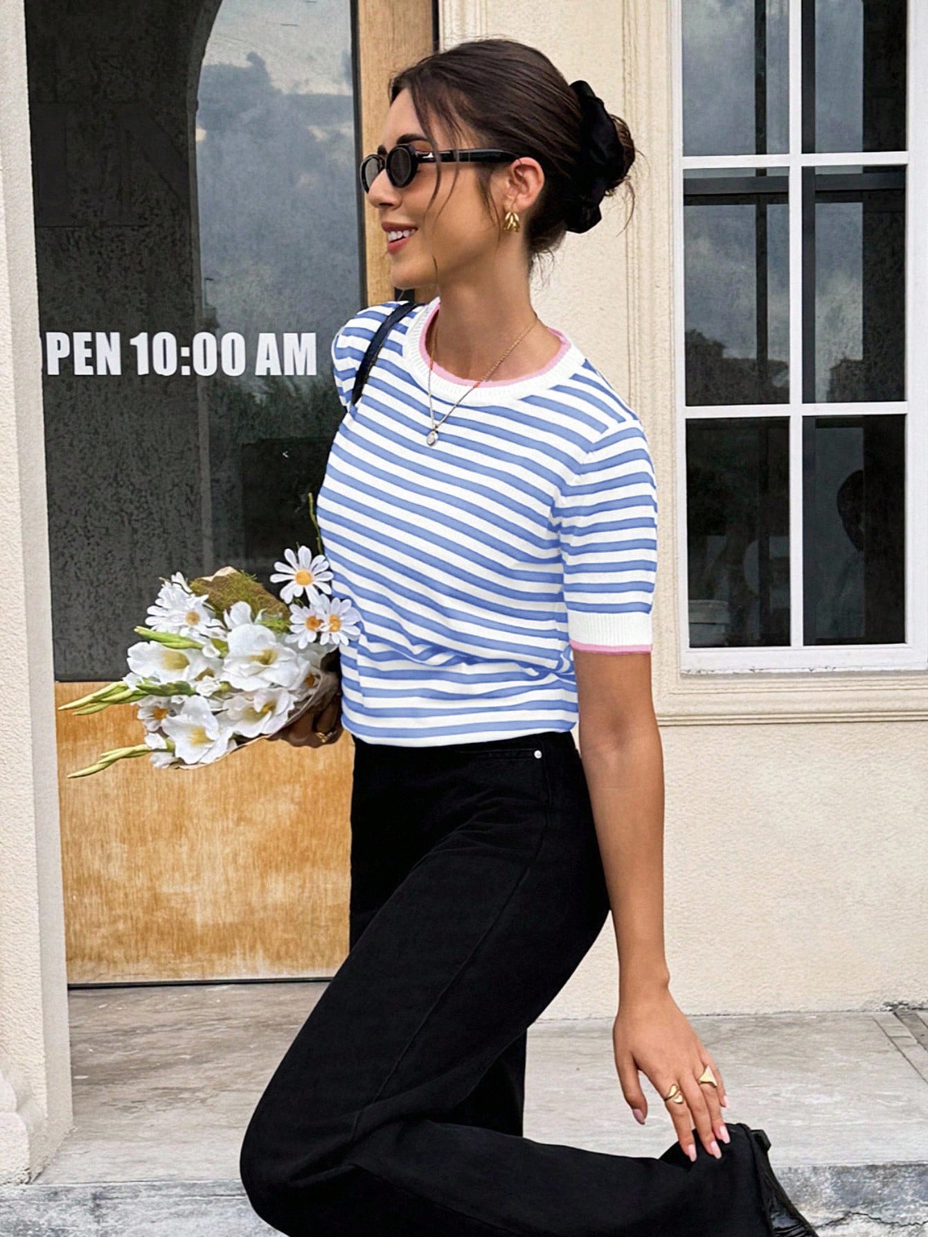 Blusa Ana Listrada
