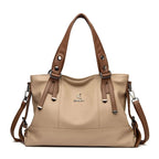 Bolsa Feminina Grande Couro Legítimo Estilo Tote Sarah