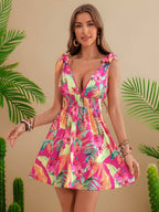 Vestido Flor do Caribe