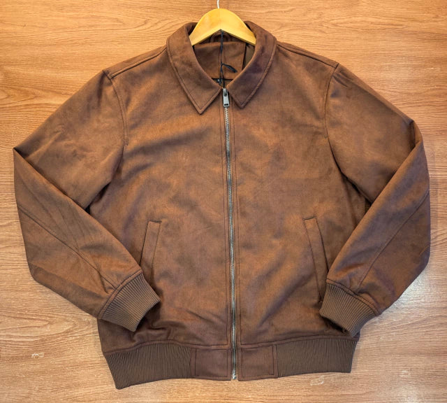 JAQUETA EM SUEDE (Padrão Zara) ZIPER