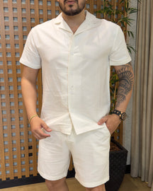 Camisa + Bermuda em Linho (Padrão Zara)