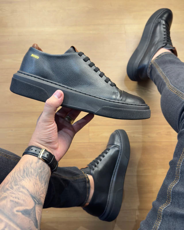 TÊNIS SNEAKER BOSS (COURO)